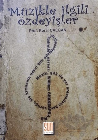 Müzikle İlgili Özdeyişler – Koral Çalgan – Sun Yayınevi kitap kapağı