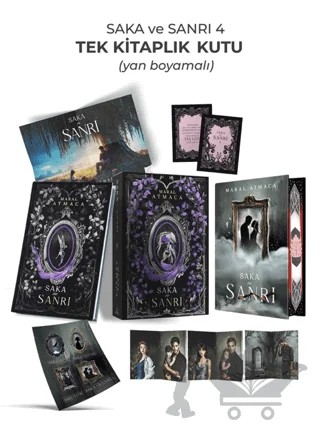 Saka ve Sanrı 4 - Tek Kitaplık Yan Boyamalı Kutu – Maral Atmaca – Ephesus Yayınları kitap kapağı