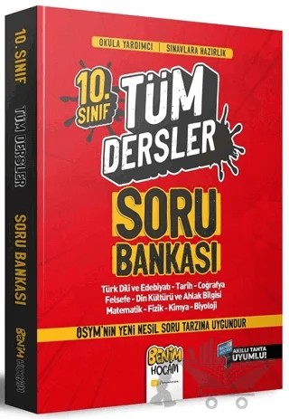 10. Sınıf Tüm Dersler Soru Bankası – Kolektif – Benim Hocam Yayınları kitap kapağı