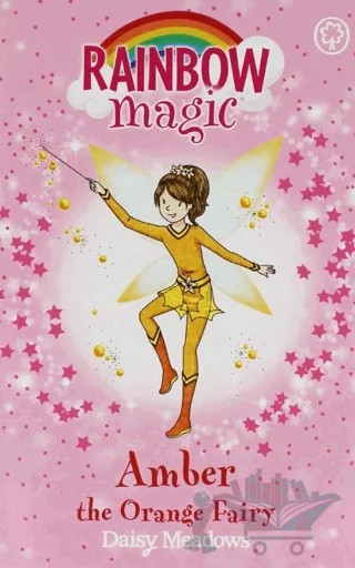 Rainbow Magic: Amber the Orange Fairy: The Rainbow Fairies Book 2 – Daisy Meadows – Hachette Books kitap kapağı