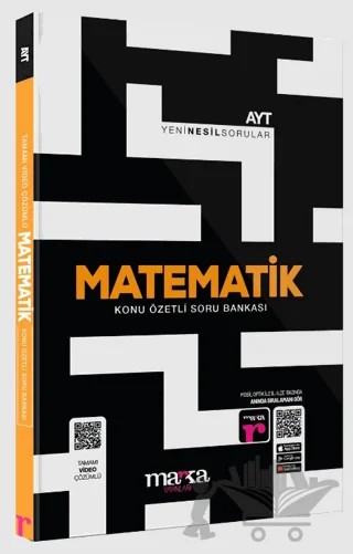 2025 AYT Matematik Konu Özetli Yeni Nesil Soru Bankası Tamamı Video Çözümlü – Kolektif – Marka Yayınları kitap kapağı