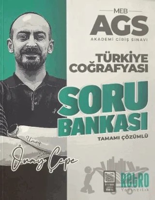 MEB-AGS Türkiye Coğrafyası Soru Bankası Çözümlü – Önay Çepe – Retro Yayıncılık kitap kapağı
