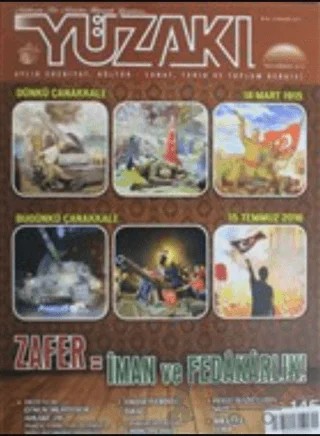 Yüzakı Aylık Edebiyat, Kültür, Sanat, Tarih ve Toplum Dergisi / Sayı:145 Mart 2017 – Yüzakı Yayıncılık kitap kapağı