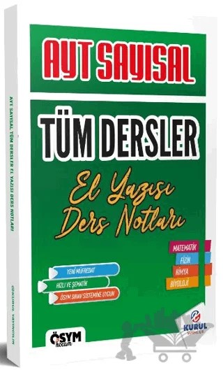 2025 AYT Sayısal Tüm Dersler El Yazısı Ders Notları – Kolektif – Kurul Yayıncılık kitap kapağı