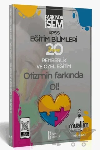 2024 Farkında İsem KPSS Eğitim Bilimleri Rehberlik ve Özel Eğitim 20 Deneme – Fatih Himmet – İSEM Yayıncılık kitap kapağı
