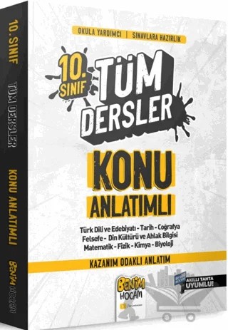 10. Sınıf Tüm Dersler Konu Anlatımı – Kolektif – Benim Hocam Yayınları kitap kapağı