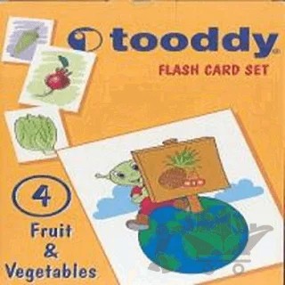 Flash Card Set: 4 (Fruit - Vegetables / Meyveler - Sebzeler) – Kolektif – Tudem Yayınları kitap kapağı