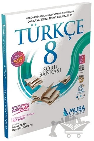 8. Sınıf Türkçe Soru Bankası – Kolektif – Muba Yayınları kitap kapağı