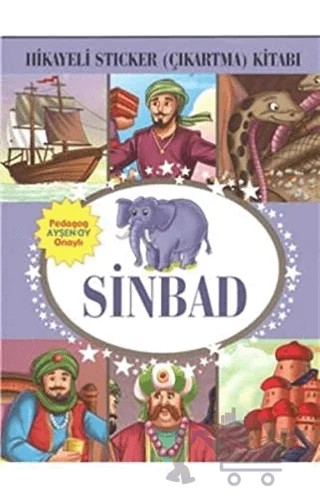 Hikayeli Sticker (Çıkartma) Kitabı - Sinbad – Kolektif – Çocuk Gezegeni kitap kapağı