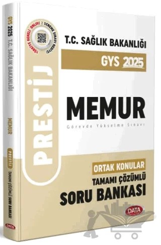 2025 T.C. Sağlık Bakanlığı Memur VHKİ Tamamı Çözümlü Soru Bankası – Kolektif – Data Yayınları kitap kapağı