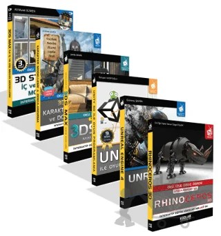 3D Modelleme ve Animasyon Seti – Kolektif – Kodlab Yayın Dağıtım kitap kapağı