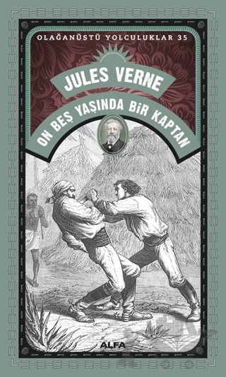 On Beş Yaşında Bir Kaptan – Jules Verne – Alfa Yayınları kitap kapağı