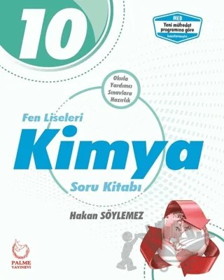 Palme 10. Sınıf Fen Liseleri Kimya Soru Kitabı – Hakan Söylemez – Palme Yayınları kitap kapağı