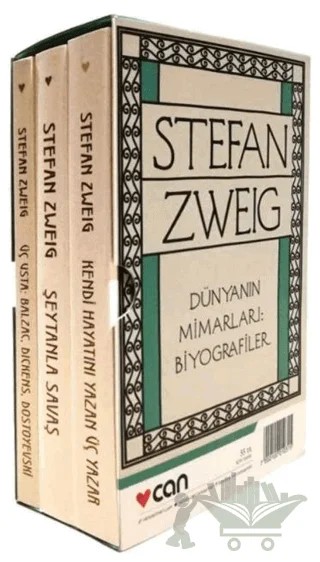 Dünyanın Mimarları: Biyografiler 3'lü Set – Stefan Zweıg – Can Yayınları kitap kapağı