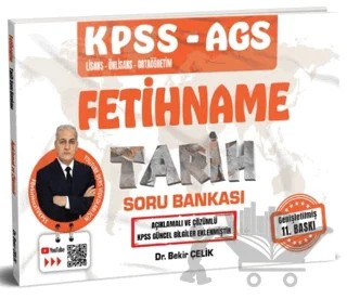 KPSS AGS Fetihname Tarih Soru Bankası – Bekir Çelik – Bekir Çelik kitap kapağı