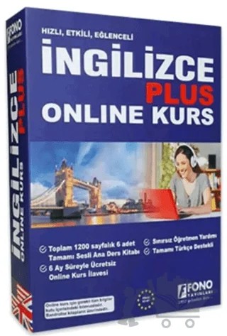 İngilizce Plus Online Kurs – Kolektif – Fono Yayınları kitap kapağı