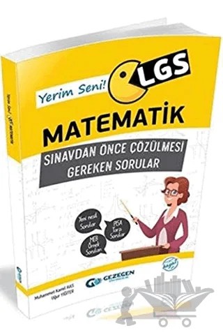 LGS Yerim Seni Matematik Sınavdan Önce Çözülmesi Gereken Sorular – Kolektif – Gezegen Yayıncılık kitap kapağı