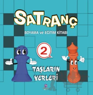 Satranç Boyama Kitabı 2 - Taşların Yerleri – Kolektif – Maya Kitap kitap kapağı