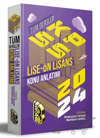 KPSS Lise Ön Lisans Tüm Dersler Konu Anlatımı – Kolektif – Benim Hocam Yayınları kitap kapağı