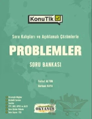 TYT KonuTik Problemler Soru Bankası – Kolektif – Okyanus Yayınları kitap kapağı