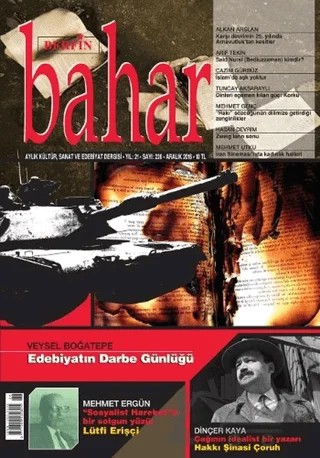 Berfin Bahar Aylık Kültür Sanat ve Edebiyat Dergisi Sayı: 226 Aralık 2016 – Berfin Bahar Dergisi kitap kapağı