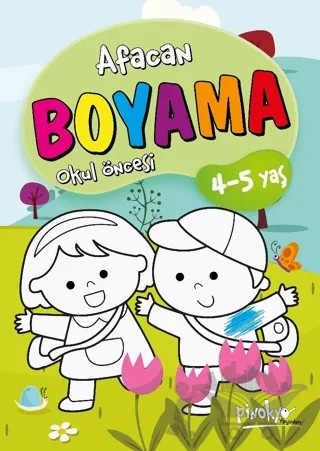 4-5 Yaş Afacan Boyama Okul Öncesi – Buçe Dayı – Pinokyo Yayınları kitap kapağı