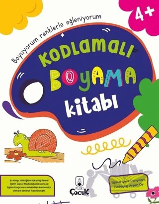 Kodlamalı Boyama Kitabı – Kolektif – Floki Çocuk kitap kapağı