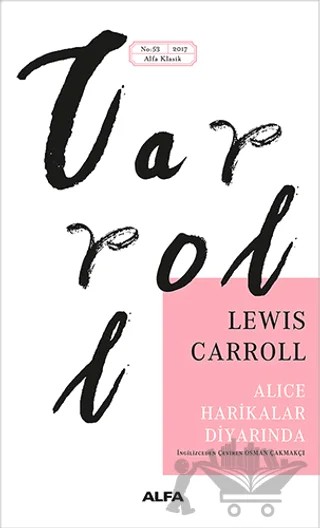 Alice Harikalar Diyarında – Lewis Carroll – Alfa Yayınları kitap kapağı