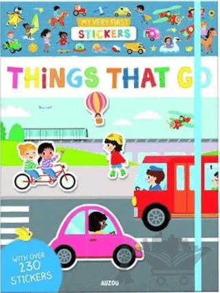 My Very First Stickers - Things That Go – Kolektif – Auzou Books kitap kapağı