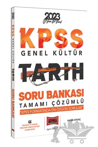 Yargı Yayınları 2023 KPSS (Polislik ve Kurum Mülakat Sınavları İçin) Genel Kültür Tarih Tamamı Çözümlü Soru Bankası – Kolektif – Yargı Yayınevi kitap kapağı
