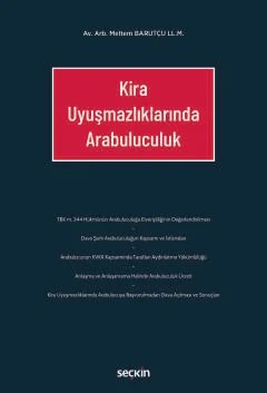 Kira Uyuşmazlıklarında Arabuluculuk – Meltem Barutçu – Seçkin Yayıncılık kitap kapağı