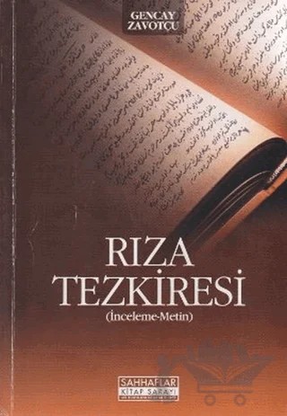 Rıza Tezkiresi – Gencay Zavotçu – Sahhaflar Kitap Sarayı kitap kapağı