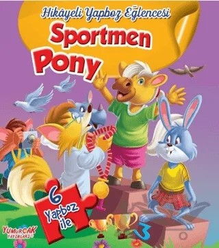 Sportmen Pony - Hikayeli Yapboz Eğlencesi – Kolektif – Yumurcak Yayınları kitap kapağı