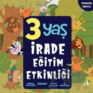 3 Yaş İrade Eğitim Etkinliği – Kolektif – Arunas Yayıncılık kitap kapağı