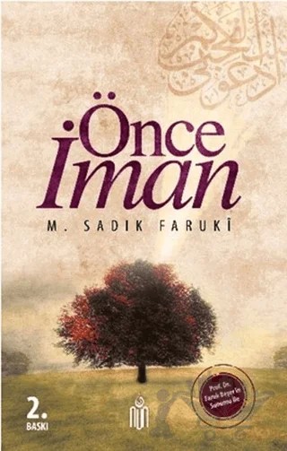 Önce İman – M. Sadık Faruki – Nun Yayıncılık kitap kapağı