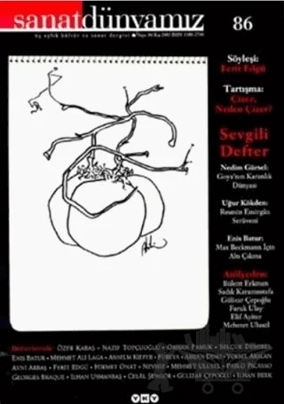 Sanat Dünyamız Sayı 86 – Yapı Kredi Yayınları kitap kapağı
