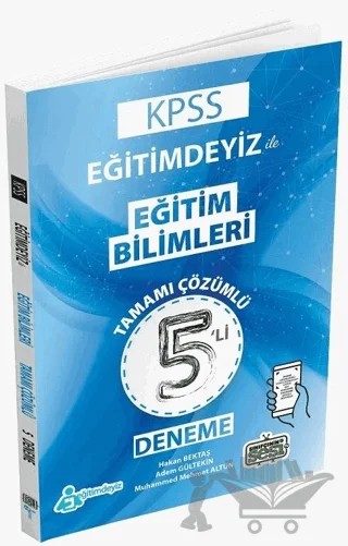 KPSS Eğitim Bilimleri Eğitimdeyiz ile 5 Deneme Çözümlü – Kolektif – Sınıfçının Sesi TV kitap kapağı
