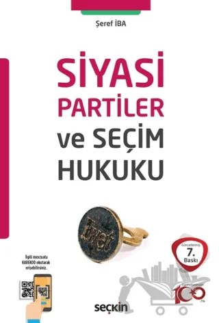 Siyasi Partiler ve Seçim Hukuku – Şeref İba – Seçkin Yayıncılık kitap kapağı
