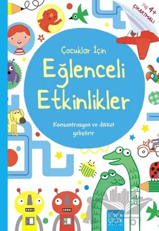 Çocuklar İçin Eğlenceli Etkinlikler - Çıkartmalı – James Maclaine, Lucy Bowman – 1001 Çiçek Kitaplar kitap kapağı