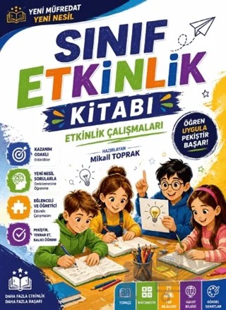 Sınıf Etkinlik Kitabı - Etkinlikler ile Öğren – Mikail Toprak – Liman Yayınevi kitap kapağı