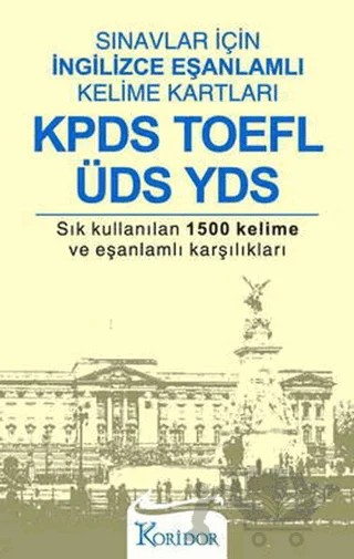 KPDS, TOEFL, ÜDS, YDS – Kolektif – Koridor Yayıncılık kitap kapağı