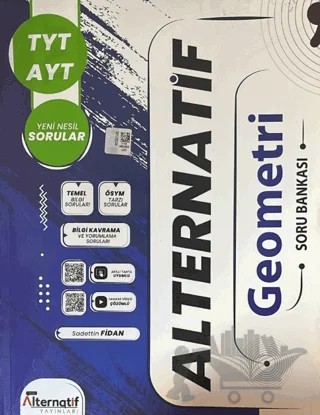 TYT-AYT Geometri Alternatif Soru Bankası – Sadettin Fidan – Alternatif Yayınları kitap kapağı