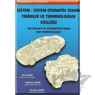 Sistem - Sistem Otomotiv Teknik Terimler ve Terminolojiler Sözlüğü – Abdullah Demir – Birsen Yayınevi kitap kapağı