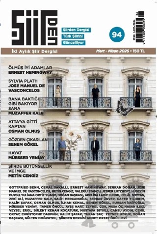 Şiirden İki Aylık Şiir Dergisi Sayı: 94 Mart - Nisan 2026 – Şiirden Yayıncılık kitap kapağı