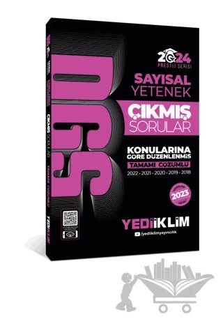 2024 DGS Sayısal Yetenek Konularına Göre Tamamı Çözümlü Çıkmış Sorular – Kolektif – Yediiklim Yayınları kitap kapağı