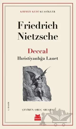 Deccal - Hıristiyanlığa Lanet – Friedrich Wilhelm Nietzsche – Kırmızı Kedi Yayınevi kitap kapağı