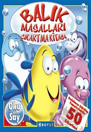 Balık Masalları Çıkartma Kitabı – Kolektif – Boyut Yayın Grubu kitap kapağı
