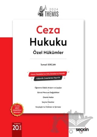 THEMIS - Ceza Hukuku Özel Hükümler – İsmail Ercan – Seçkin Yayıncılık kitap kapağı