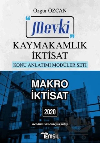 Mevki Makro İktisat (Kaymakamlık İktisat) 2020 – Özgür Özcan – Temsil Kitap kitap kapağı