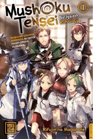 Mushoku Tensei 1 – Rifujin na Magonote – Athica Yayınları kitap kapağı